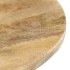 Mesa auxiliar de madera maciza de mango 48x48x56