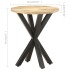 Mesa auxiliar de madera maciza de mango 48x48x56