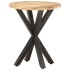 Mesa auxiliar de madera maciza de mango 48x48x56