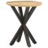 Mesa auxiliar de madera maciza de mango 48x48x56