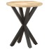 Mesa auxiliar de madera maciza de mango 48x48x56