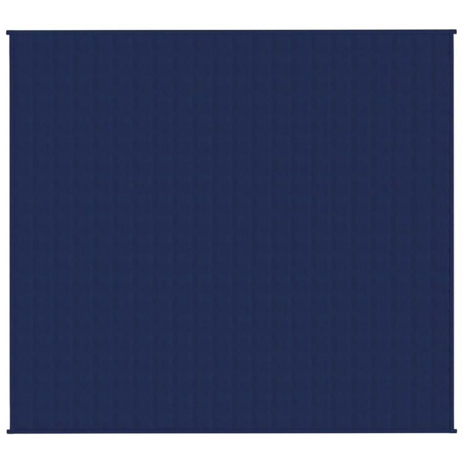 Manta con peso tela azul 200x225 cm 13