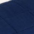Manta con peso tela azul 200x225 cm 13