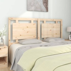 Cabecero de cama madera maciza de pino 155,5x4x100