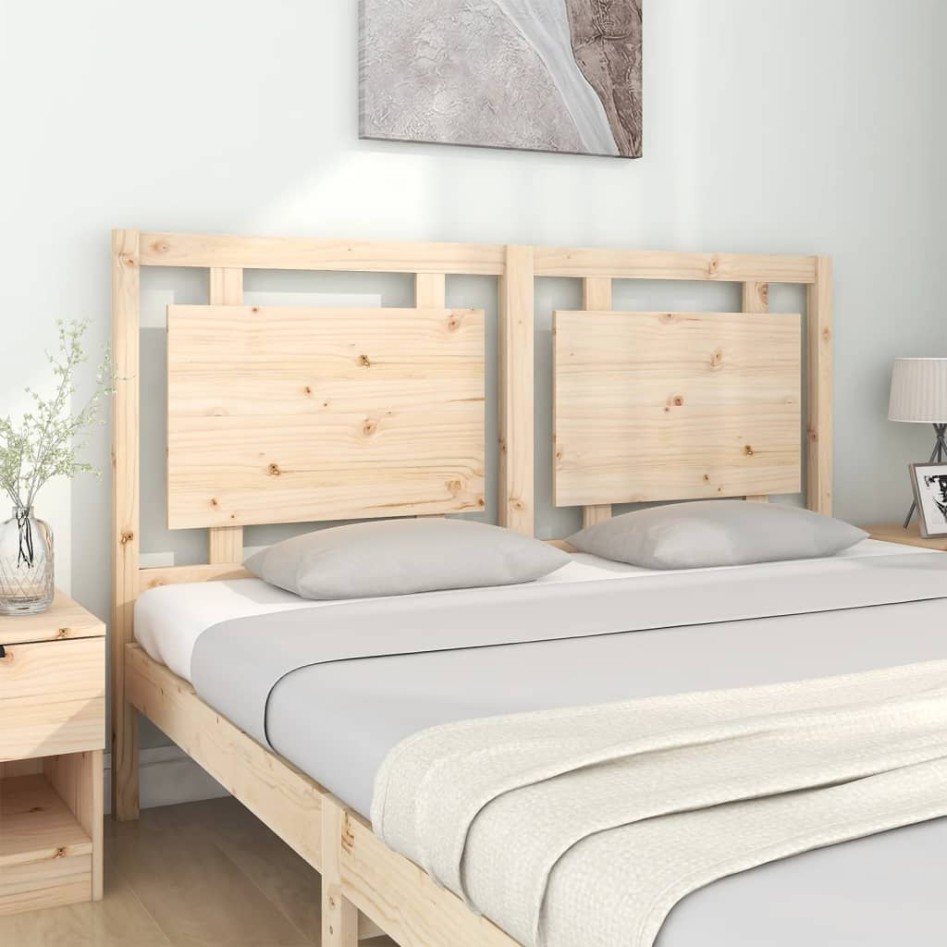 Cabecero de cama madera maciza de pino 155,5x4x100