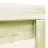 Puerta de valla madera de pino impregnada verde 100x125