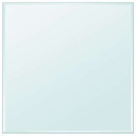 Tablero de mesa de cristal templado cuadrado 800x800