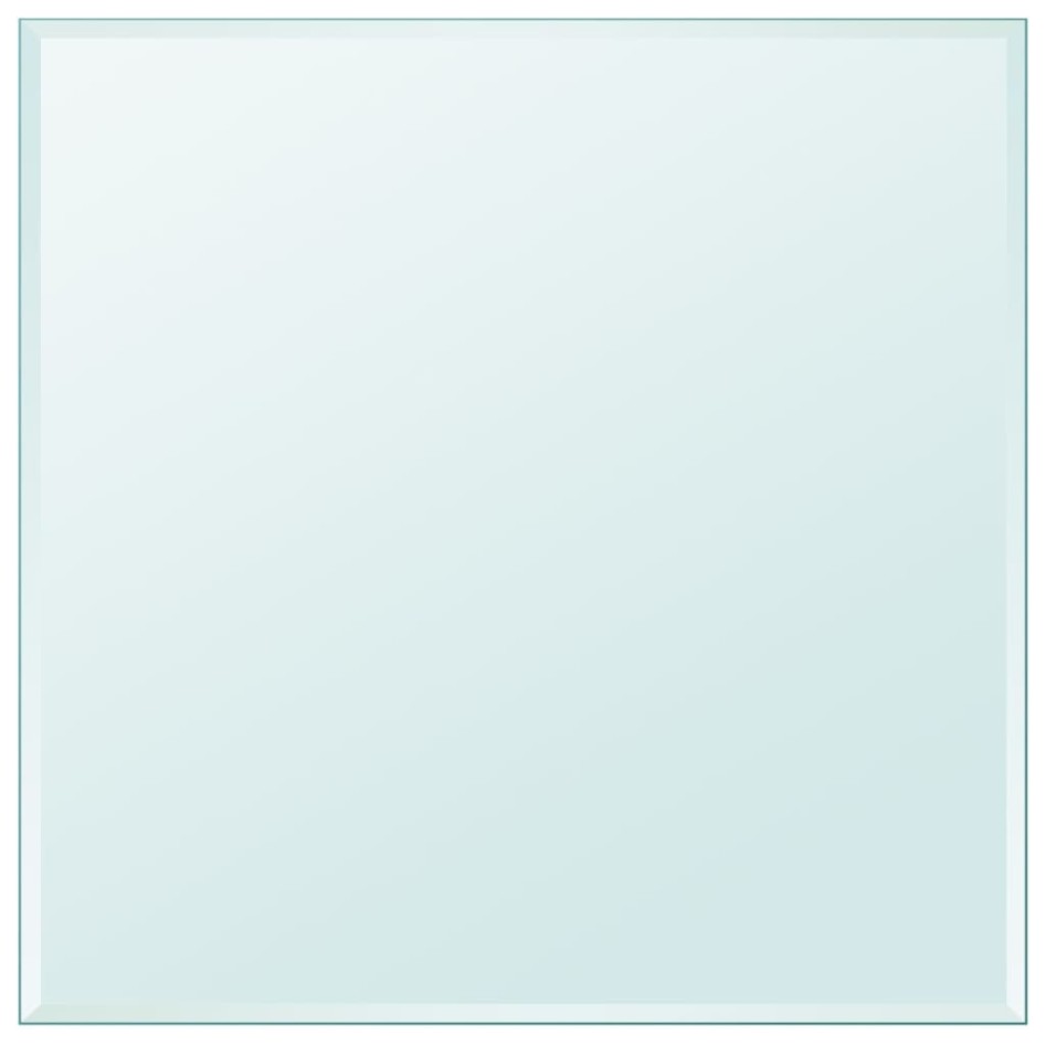 Tablero de mesa de cristal templado cuadrado 800x800