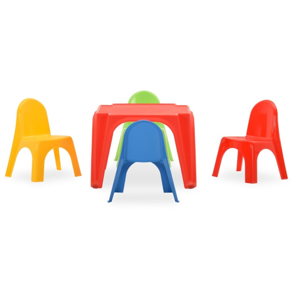 Juego de mesa y sillas para niños