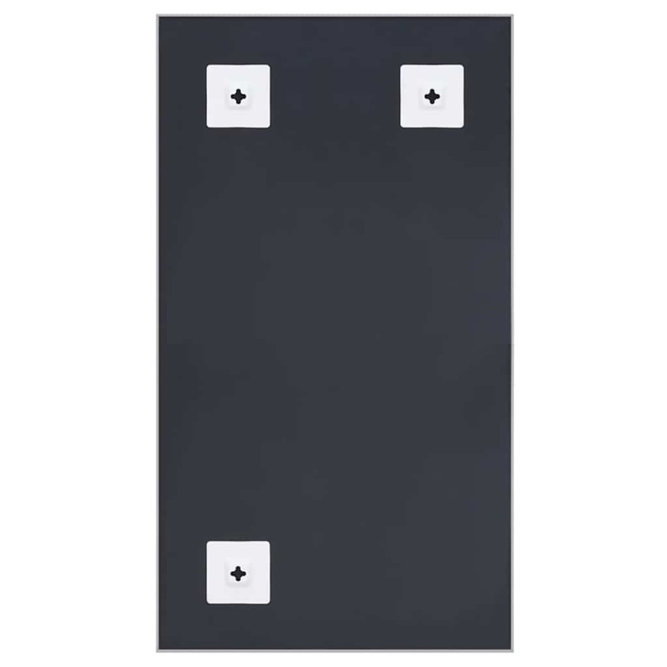 Espejo plateado 80x60