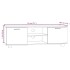 Mueble para TV madera contrachapada gris hormigón