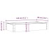 Jardinera arriate forro madera maciza abeto gris 120x60x25