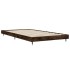Estructura de cama sin colchón madera roble ahumado 90x190