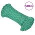 Cuerda de barco polipropileno verde 5 mm 500