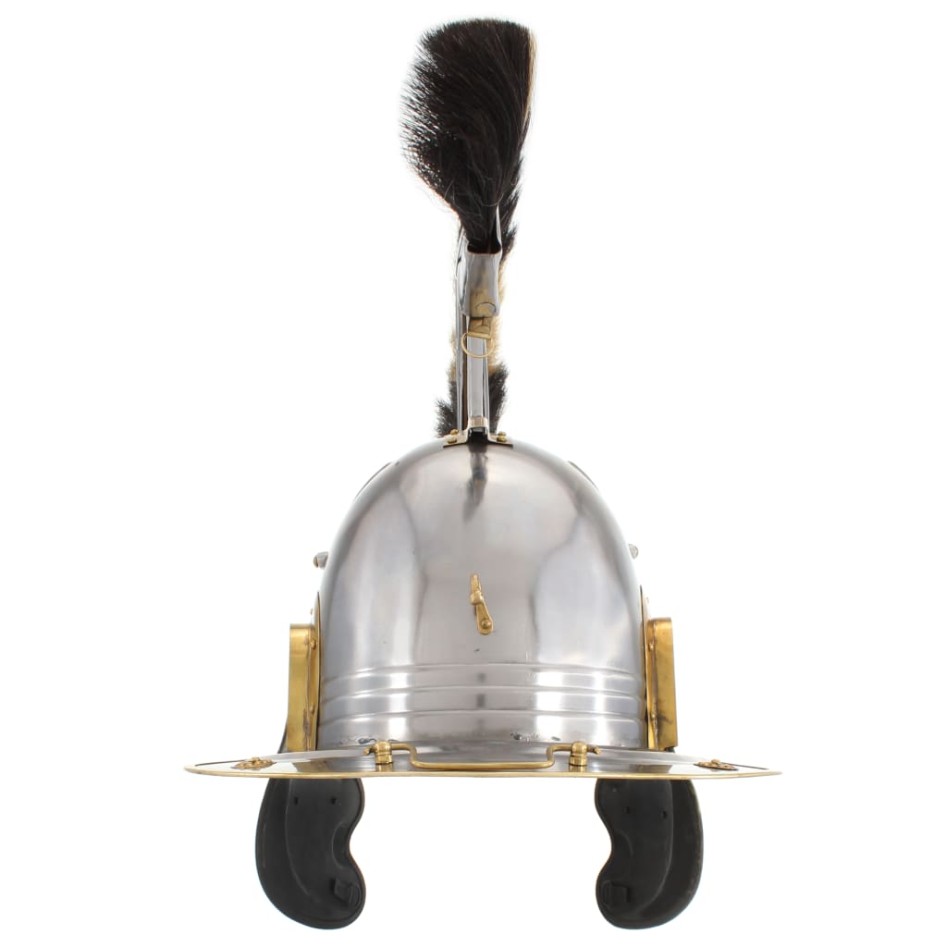 Réplica de casco de soldado romano rol en vivo acero