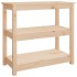 Mesa consola madera maciza de pino 80x40x74