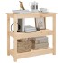 Mesa consola madera maciza de pino 80x40x74