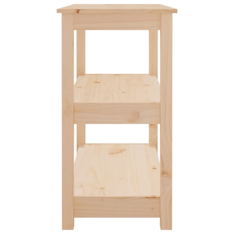 Mesa consola madera maciza de pino 80x40x74