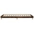 Estructura cama sin colchón madera roble ahumado 75x190