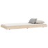 Estructura de cama sin colchón madera maciza pino 75x190