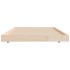 Estructura de cama sin colchón madera maciza pino 75x190