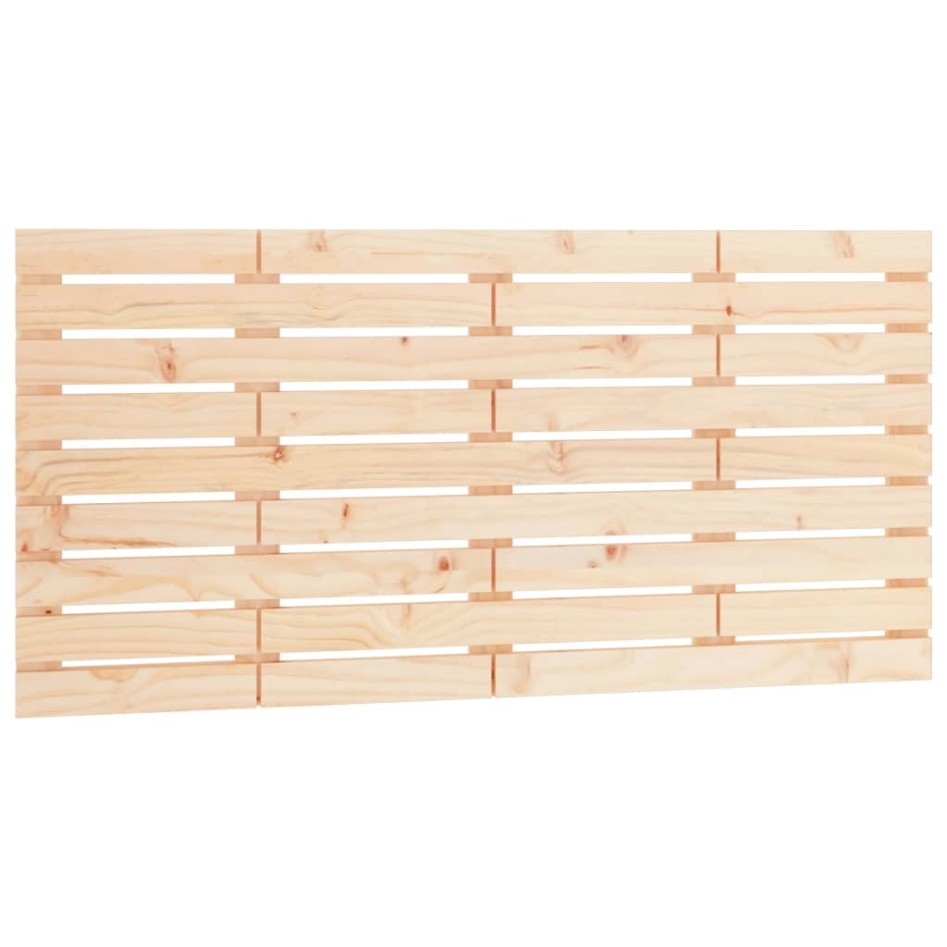 Cabecero de cama de pared madera maciza de pino 141x3x63