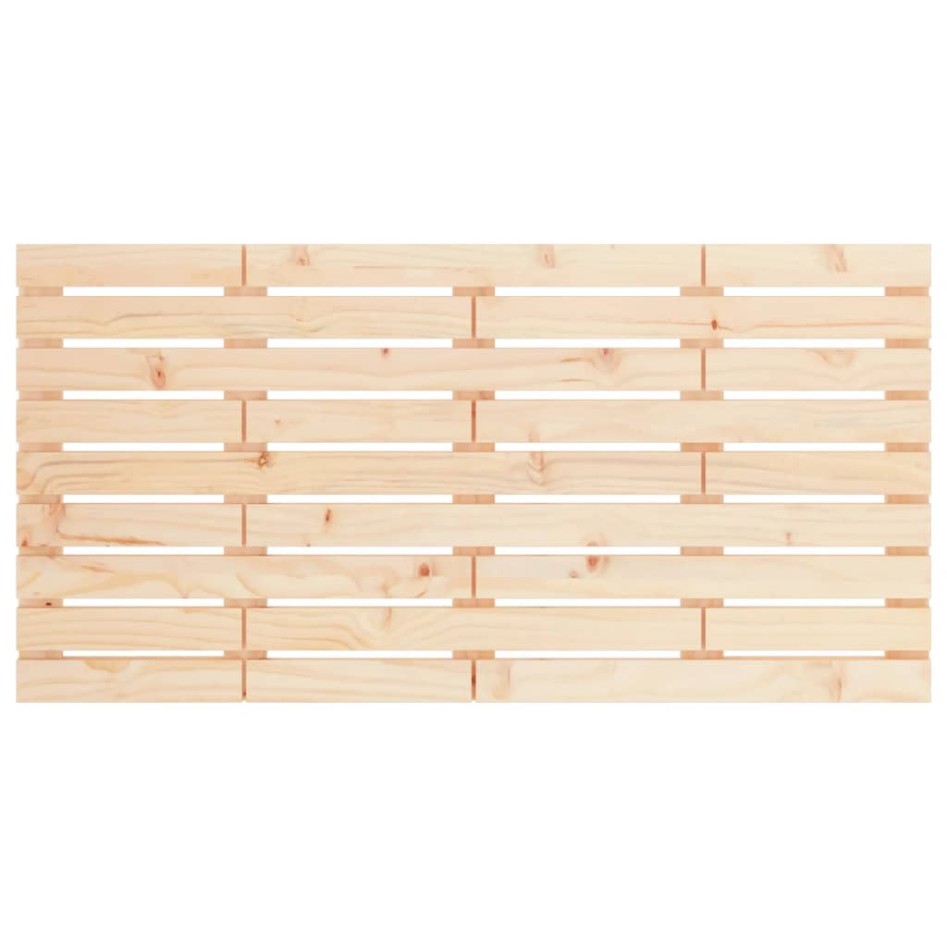 Cabecero de cama de pared madera maciza de pino 141x3x63