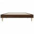 Estructura de cama sin colchón madera marrón roble 100x200
