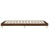 Estructura de cama sin colchón madera marrón roble 100x200