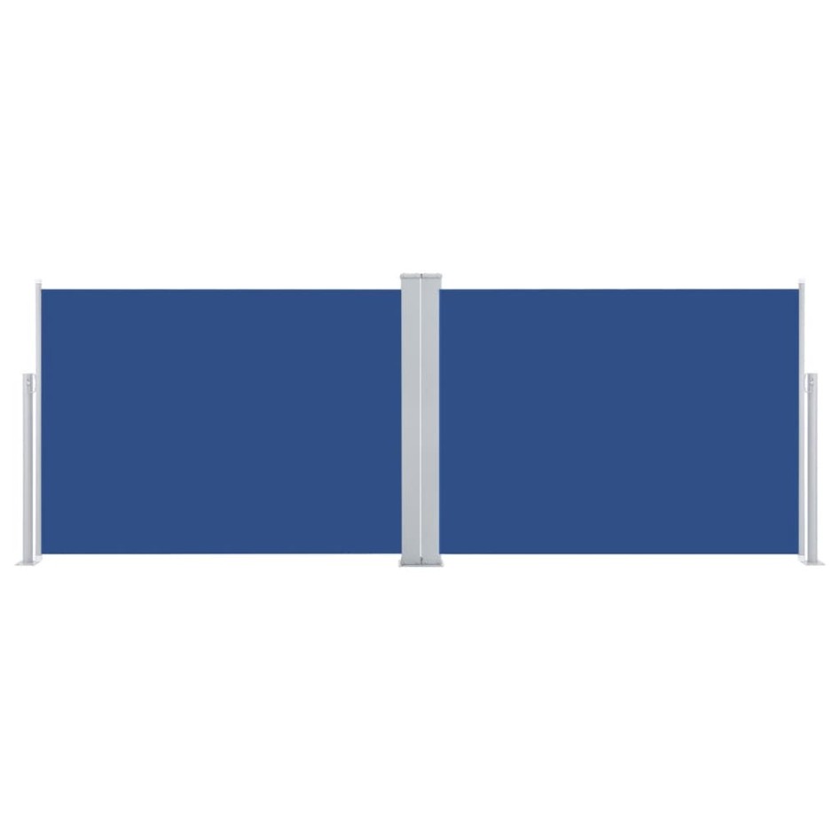 Toldo lateral retráctil azul 120x1000
