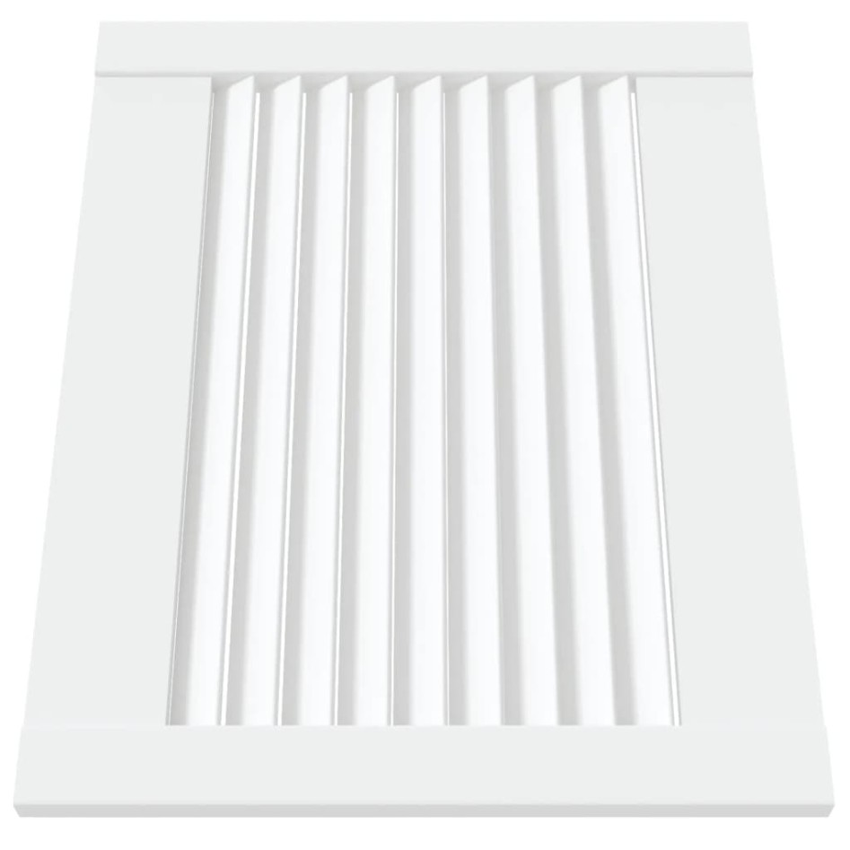 Puerta de armario lamas 4 uds madera pino blanco 39,5x49,4