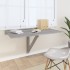 Mesa de pared plegable contrachapada gris Sonoma 100x60x56
