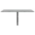 Mesa de pared plegable contrachapada gris Sonoma 100x60x56