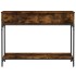 Mesa consola madera de ingeniería roble ahumado 100x34,5x75