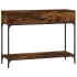 Mesa consola madera de ingeniería roble ahumado 100x34,5x75