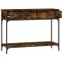 Mesa consola madera de ingeniería roble ahumado 100x34,5x75