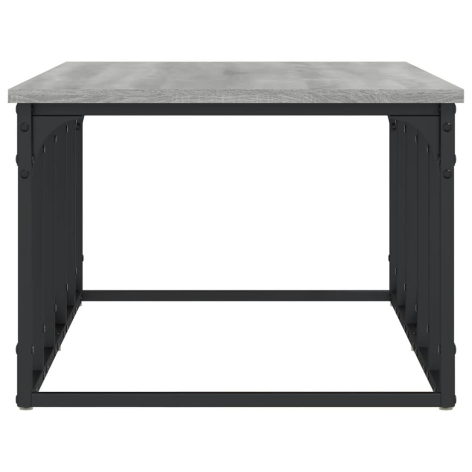 Mesa de centro madera de ingeniería gris Sonoma 100x50x35,5