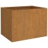 Jardinera de acero corten 62x47x46
