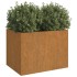 Jardinera de acero corten 62x47x46