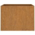 Jardinera de acero corten 62x47x46