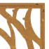 Adorno de pared de jardín acero corten diseño conchas 105x55