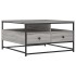 Mesa de centro madera de ingeniería gris Sonoma 80x80x45