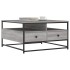 Mesa de centro madera de ingeniería gris Sonoma 80x80x45
