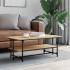 Mesa de centro madera contrachapada roble Sonoma 100x50x40