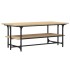 Mesa de centro madera contrachapada roble Sonoma 100x50x40