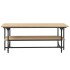 Mesa de centro madera contrachapada roble Sonoma 100x50x40