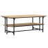 Mesa de centro madera contrachapada roble Sonoma 100x50x40