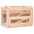 Jaula para hámster madera maciza abeto 80x40x43