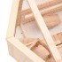 Jaula para hámster madera maciza abeto 80x40x43
