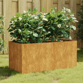 Maceta de acero corten 80x40x40
